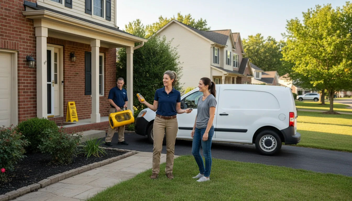 Water restoration image for Flood Water Cleanup, Removal And Restoration Services in Cumberland, OH